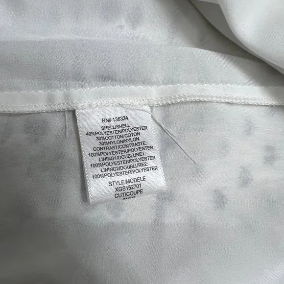 H by Halston women's off the shoulder eyelet lace dress size 6 - Picture 7 of 7